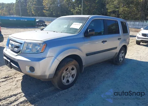 2010 Honda Pilot Lx z USA, uszkodzony, nr VIN 5FNYF3H27AB007345